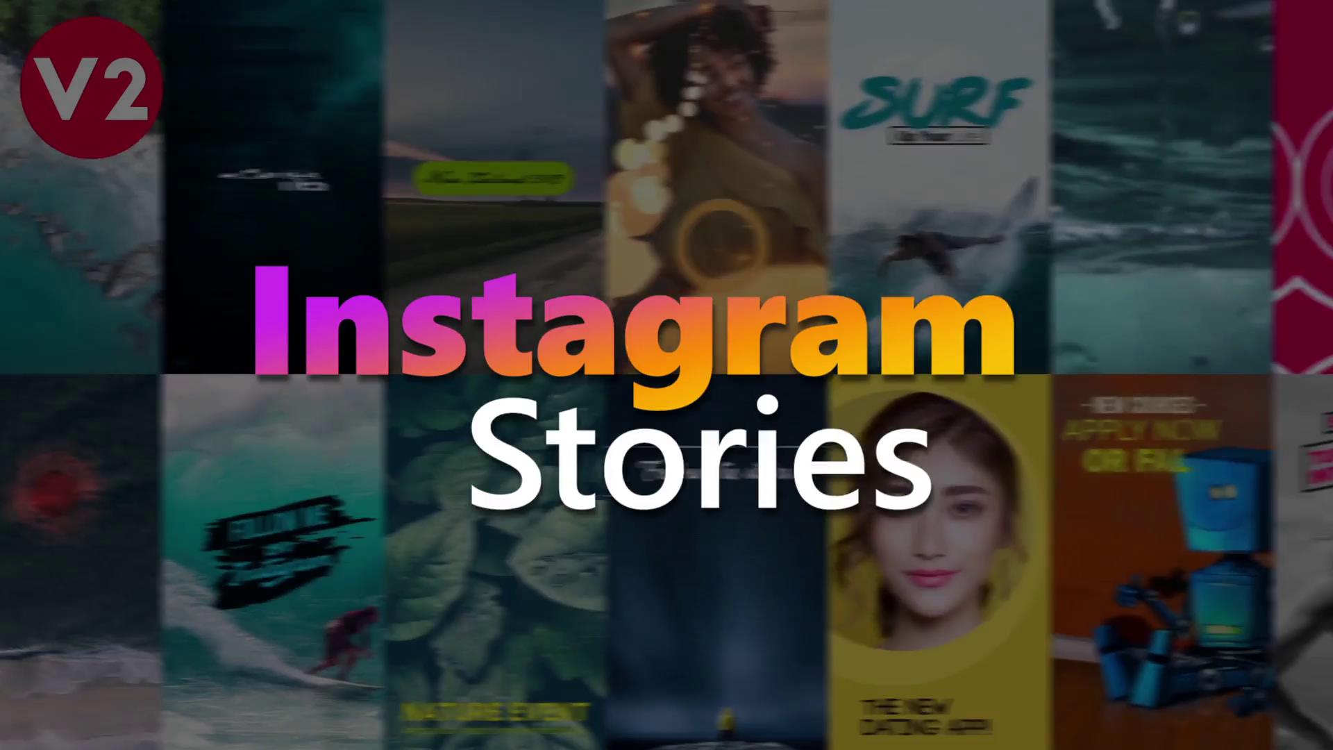 AE模板-INS网络视频时尚宣传包装 Instagram Stories V2抖音快手手机竖屏模板 AE模版-竖版视频-第1张