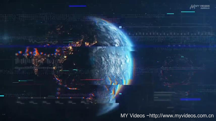 科幻宇宙地球宣传片头 AE模版-预告宣传-第8张